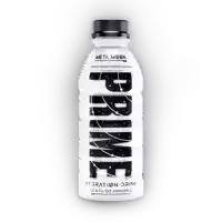 a white bottle of prime hydration drink