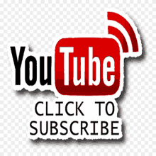 a youtube logo with the words click to subscribe underneath it