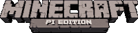 a logo for the minecraft pi edition game