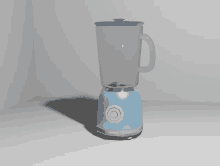 a 3d model of a blender with a light on the bottom