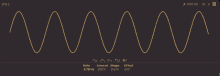 a computer screen shows a wave with a rate of 29.09 hz and amount of shape 0.0 %