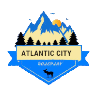 a logo for atlantic city roleplay with a moose on it