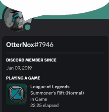 a screenshot of otternox # 7946 's discord profile