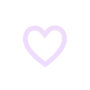 a purple heart icon on a white background