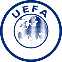 the uefa logo has a map of europe in the center