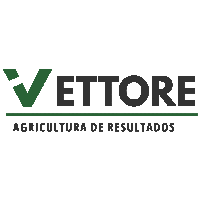 a logo for vettore agricultura de resultados with a green check mark