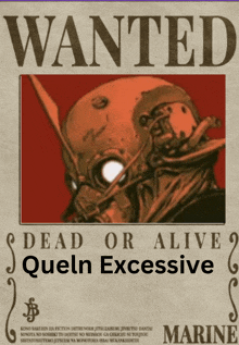 a wanted poster that says dead or alive