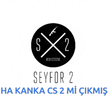 a logo for a company called seyfor 2 with a gun in the center