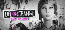 a poster for life is strange before the storm with a woman 's face on it .