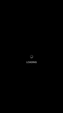 a black background with a loading bar on it