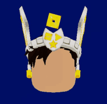 a cartoon character with a crown on his head