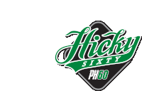 a green and black logo for hicky sixty ph 60