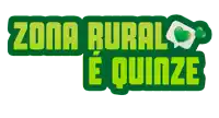 a green sign with the words zona rural e quinze on it