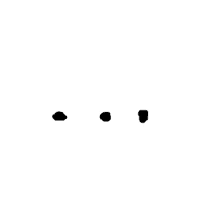 three black dots on a white background with a white background