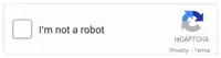 a sign that says i 'm not a robot next to a captcha logo