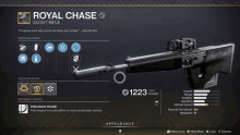 a screenshot of a video game called royal chase