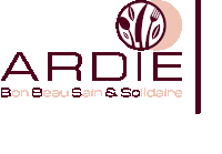 a logo for ardie bon beau sain & solidaire is shown