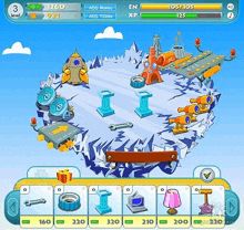 a screenshot of a video game with a level 3 displayed