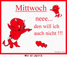 mittwoch neee den will ich auch nicht design by anne