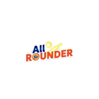 a logo for tide that says all rounder on it