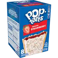 a box of pop tarts in frosted strawberry