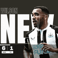 wilson is a new signing for the newcastle united soccer team