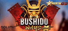 a poster for a game called bushido ways x