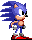 sonic the hedgehog is a video game character that is standing on a red platform .