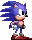 sonic the hedgehog is a video game character that is standing on a red platform .