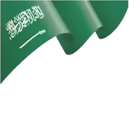 a green flag with arabic writing on it is waving in the wind