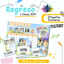 a calendar with the word regreso on it