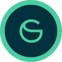 a green circle with a letter g in the middle