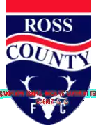 a ross county logo with a deer head