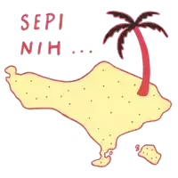 a drawing of a map with the words sepi nih written on it