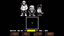 a group of skeletons are standing next to each other in a pixel art video game .