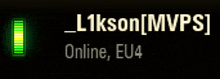 l1kson mvps online eu4 is displayed on a screen