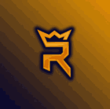 the letter r has a crown on it