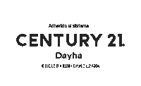 a century 21 dayha logo with spanish writing