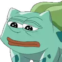 a cartoon of a frog with a sad look on his face