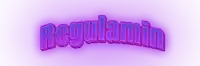 the word regularin is written in purple letters