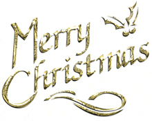 a white background with the words merry christmas in gold