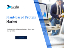 a straits research report titled plant-based protein market outlook growth factors industry share and size by 2031