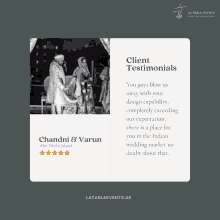 a black and white photo of a bride and groom with the words client testimonials at the top