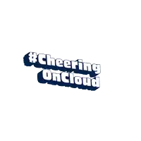 a logo that says cheering on cloud 9