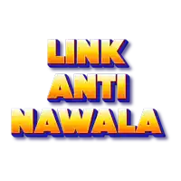 a logo that says link anti nawala in yellow and blue