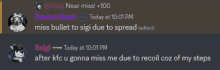 a screenshot of a discord conversation between saigi near miss and deutschland