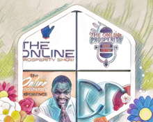 a poster for the online prosperity show shows a man and a microphone