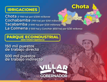 a poster with a woman in a cowboy hat and the words villar gobernador on the bottom