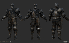 a 3d model of a knight 's armor from the game benemoth