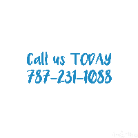 a blue sign that says call us today 787-231-1088